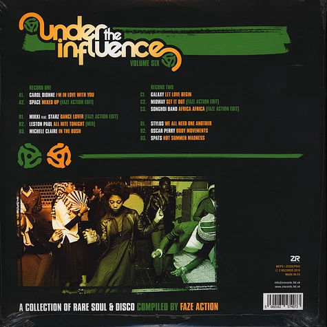 V.A. - Under The Influence Volume 6 - Compiled by Faze Action