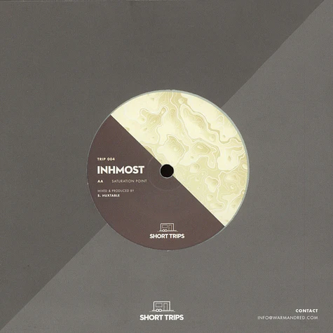 Inhmost - Genesis Dubs / Saturation Point White & Transparent Mixed Vinyl Edition