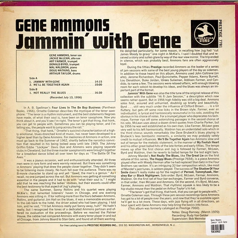 Gene Ammons - Jammin' With Gene