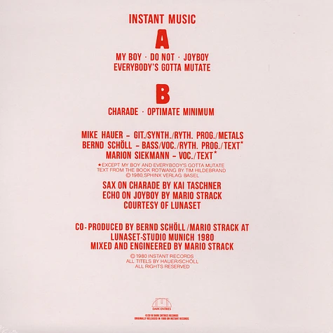 Instant Music - Instant Music