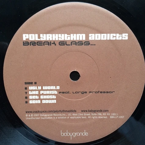 Polyrhythm Addicts - Break Glass...