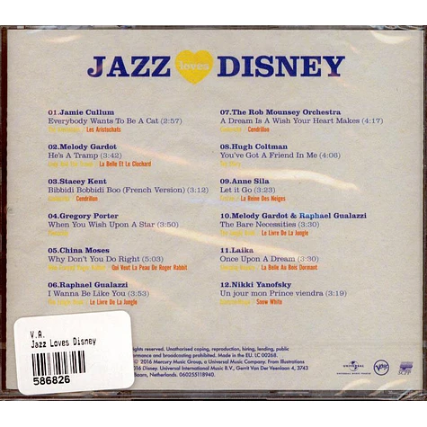 V.A. - Jazz Loves Disney