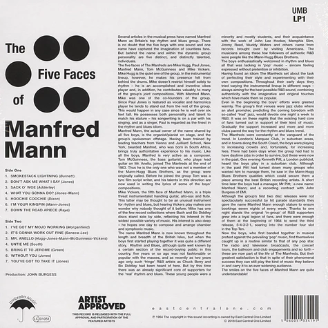 Manfred Mann - The Five Faces Of Manfred Mann