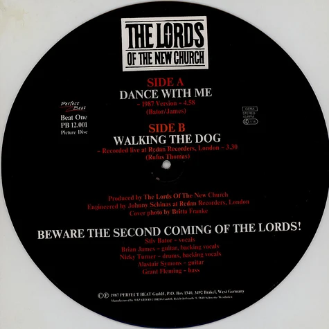 Lords Of The New Church - Dance With Me (1987 Version)