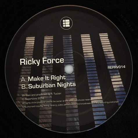 Ricky Force - Make It Right / Suburban Nights