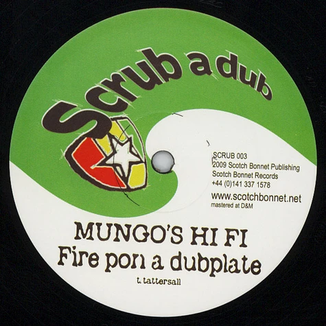 Mungo's Hi Fi & Itchy Robot - Fire Pon A Dubplate / Playback