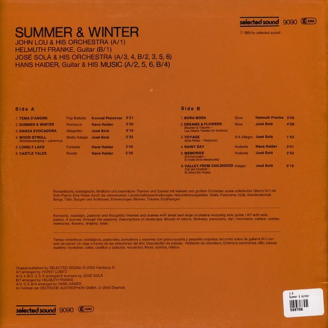 V.A. - Summer & Winter