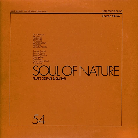 Victor Cavini & His Music / Hans Haider & Co - Soul Of Nature (Flûte De Pan & Guitar)