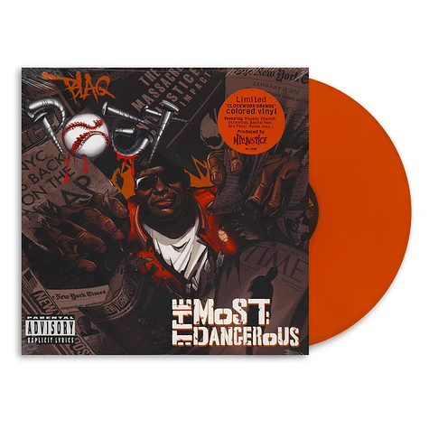 Blaq Poet - The Most Dangerous Orange Vinyl Edition