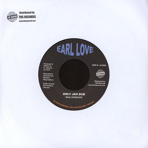 Earl Zero - Only Jah /Dub