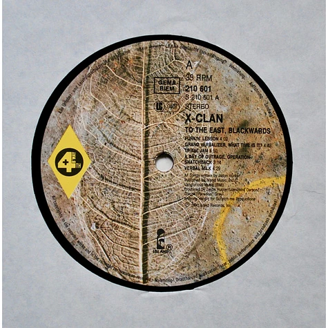 X-Clan - To The East, Blackwards
