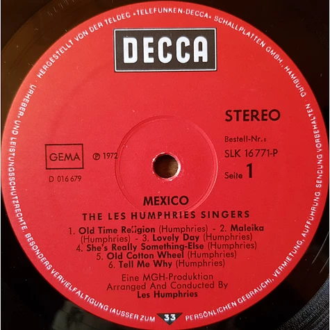 Les Humphries Singers - Mexico