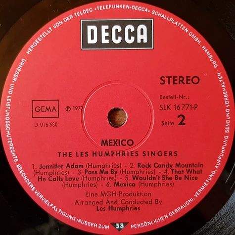 Les Humphries Singers - Mexico