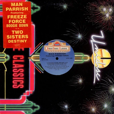 Man Parrish Featuring Freeze Force / Two Sisters - Boogie Down / Destiny