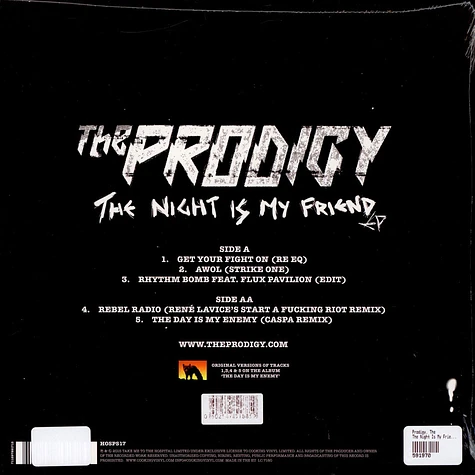 The Prodigy - The Night Is My Friend EP