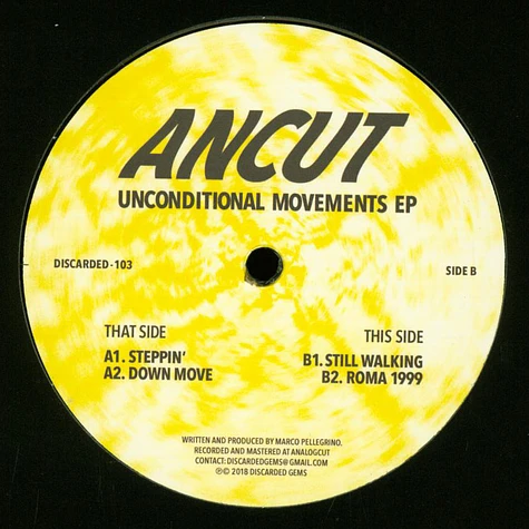 Ancut - Unconditional Movements EP