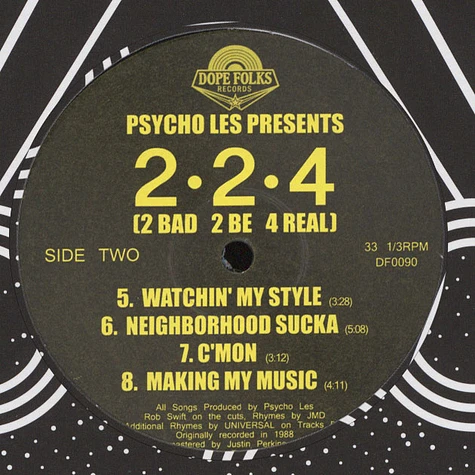 Psycho Les Presents - 2-2-4 (2 Bad 2 Be 4 Real)