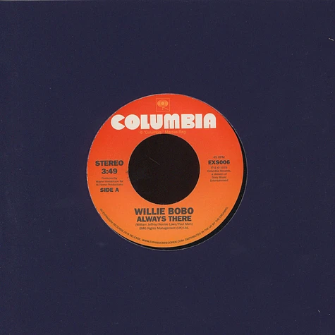 Willie Bobo - Always There / Comin' Over Me