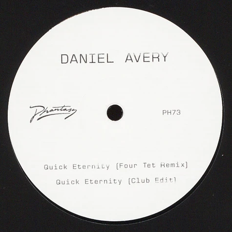 Daniel Avery - Quick Eternity Four Tet Remix