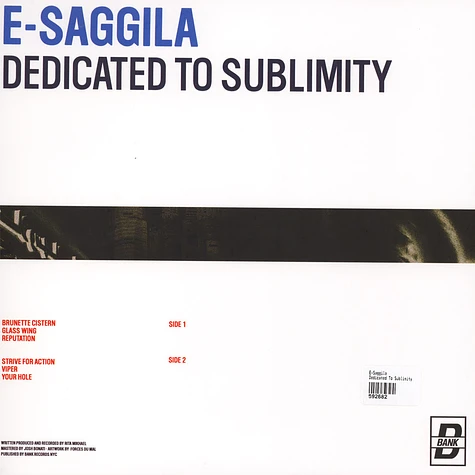 E-Saggila - Dedicated To Sublimity
