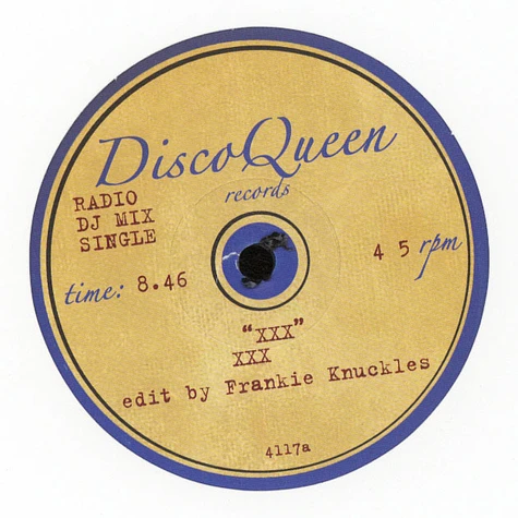 Frankie Knuckles - Disco Queen Edits #4117