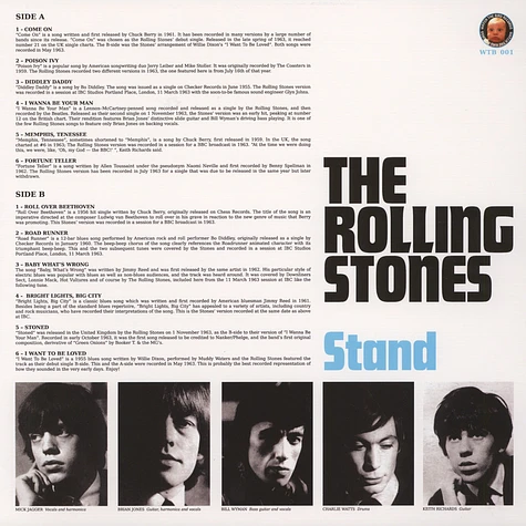 The Rolling Stones - Stand Black Vinyl Edition