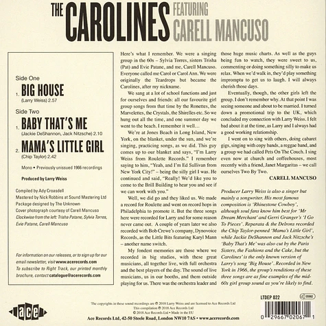 The Carolines & Carell Mancuso - The Carolines