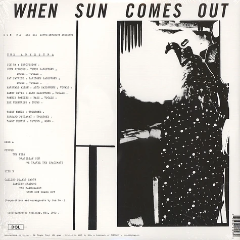 Sun Ra & His Myth Science Arkestra - When Sun Comes Out Gatefold Sleeve Edition