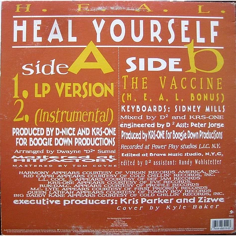 H.E.A.L. Human Education Against Lies / MC Lyte, Queen Latifah, KRS-One, Ms. Melodie, Run-DMC, Jam Master Jay, Harmony , Kid Capri, Big Daddy Kane, LL Cool J, Freddie Foxxx - Heal Yourself