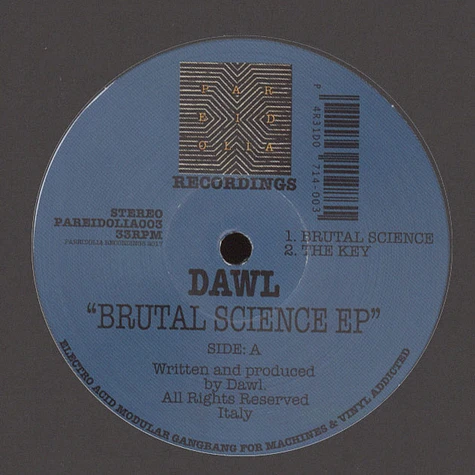 Dawl - Brutal Science EP