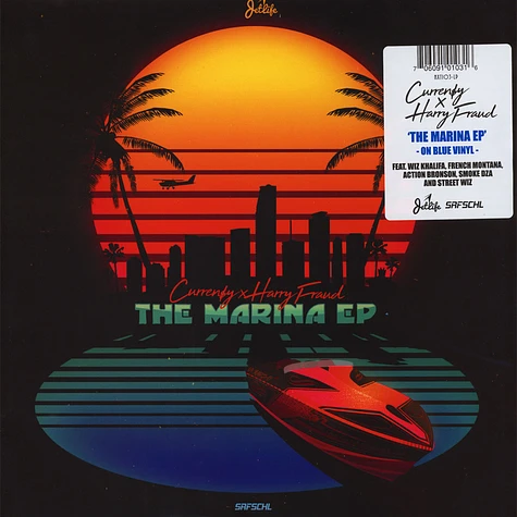 Curren$y & Harry Fraud - The Marina EP Blue Vinyl Edition