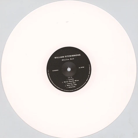 William Fitzsimmons - Mission Bell White Vinyl Edition