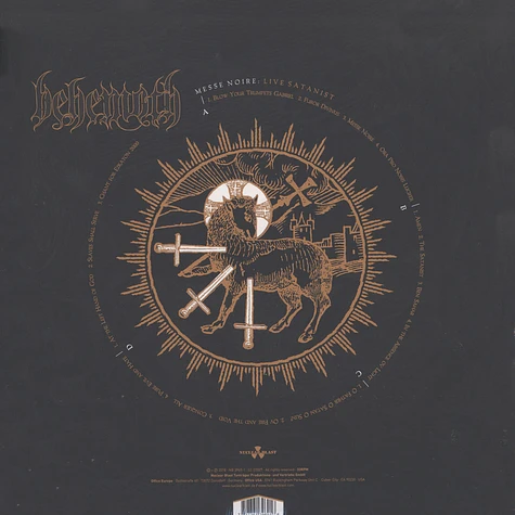 Behemoth - Messe Noire Gold Vinyl Edition
