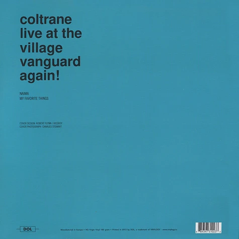 John Coltrane - Live At The Village Vanguard Again! Gatefold Sleeve Edition