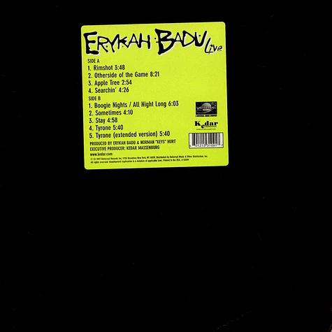 Erykah Badu - Live