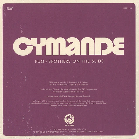 Cymande - Fug / Brothers On The Slide