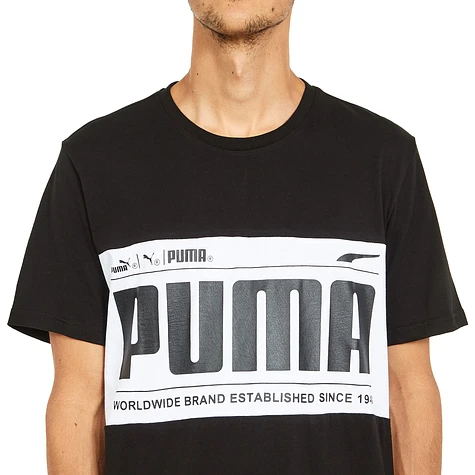 Puma - Graphic Logo Block Tee