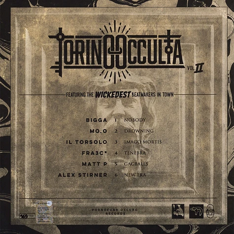Pornofunk Oscuro presents - Torino Occulta Volume 2 Red Vinyl Edition