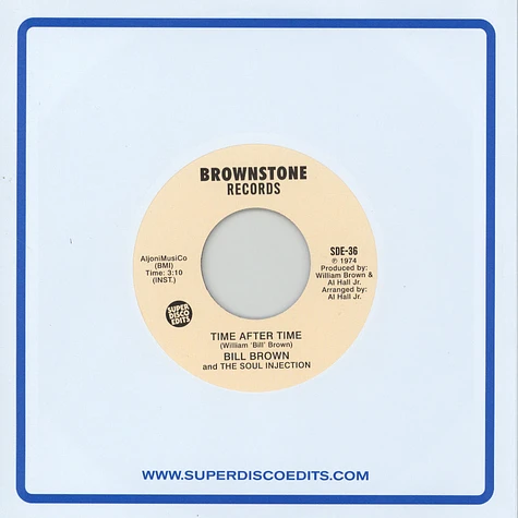 Bill Brown & The Soul Injection - Time After Time / Instrumental
