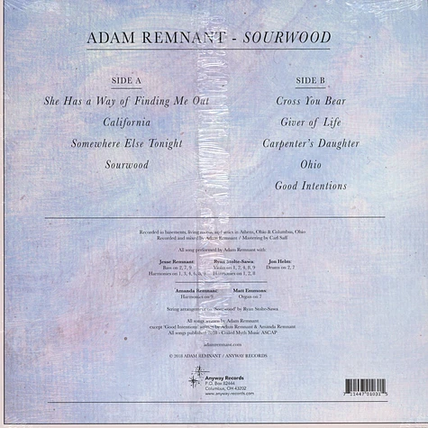 Adam Remnant - Sourwood