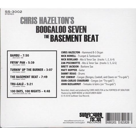 Chris Hazelton's Boogaloo 7 - The Basement Beat
