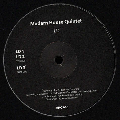 Modern House Quintet - LD