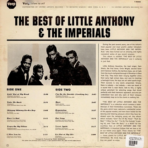 Little Anthony & The Imperials - The Best Of Little Anthony & The Imperials