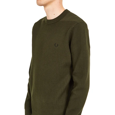 Fred Perry - Waffle Crew Neck Jumper