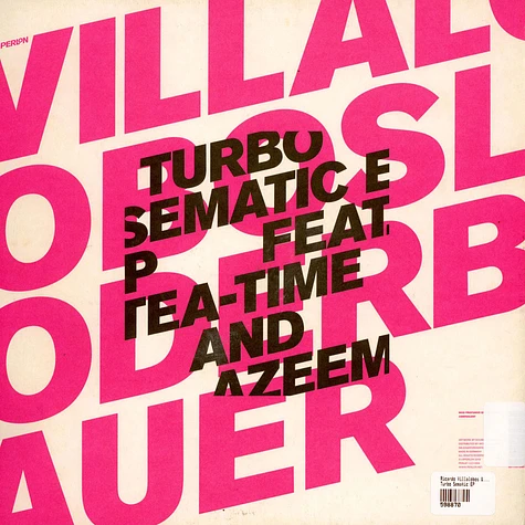 Ricardo Villalobos & Max Loderbauer Feat. Tea Time & Azeem - Turbo Sematic EP