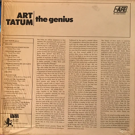 Art Tatum - The Genius