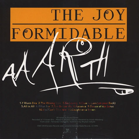 The Joy Formidable - Aaarth Limited Colored Vinyl Edition