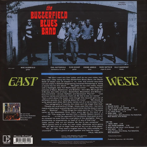 The Butterfield Blues Band - East West