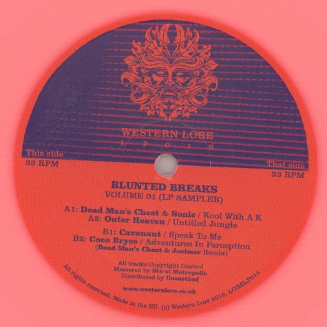 V.A. - Blunted Breaks Volume 1 Pink Vinyl Edition