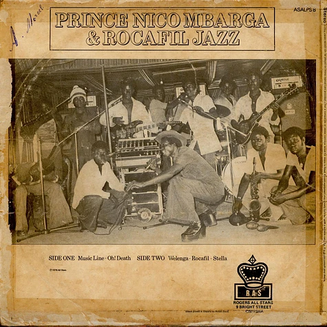 Prince Nico Mbarga And Rocafil Jazz - Prince Nico Mbarga & Rocafil Jazz